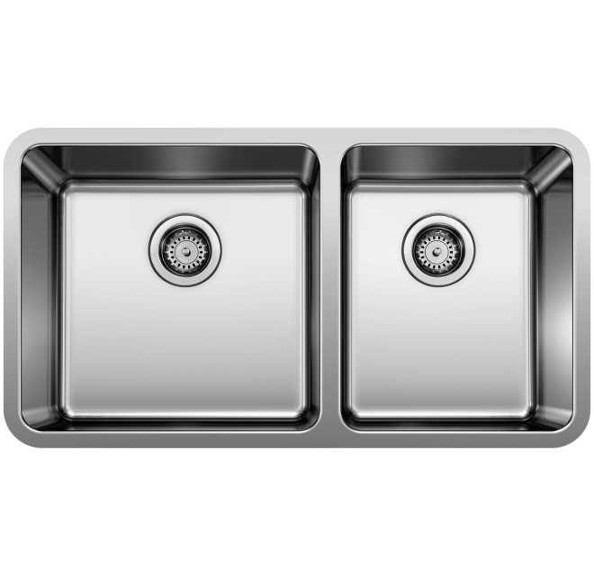 33'' L Undermount Double Bowl Stainless Steel Kitchen Sink