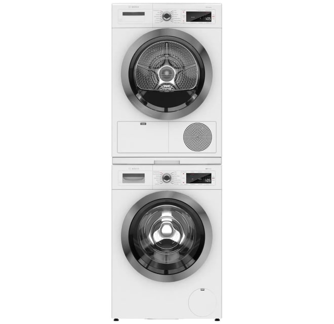 Bosch waw285h2uc front load washer & clearance wtg865h4uc ventless dryer