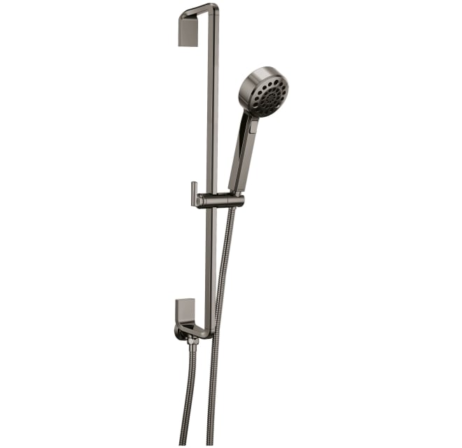 Brizo Litze Shower Set with Multi Function Showerhead and Handheld in  Polished Nickel