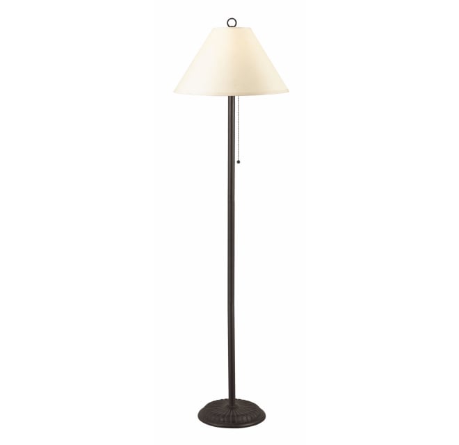 Cal Lighting Black Rust Candlestick Floor Lamp Bo 904fl Ow, Floor Lamps With Pull Chains