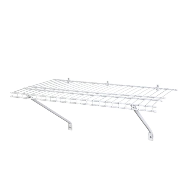 24 Inch Wide Wire Shelf Kit, Closet Maid Shelving Parts