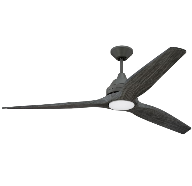 Craftmade K11286 Limerick 60 3 Blade, 60 Outdoor Ceiling Fan With Light And Remote
