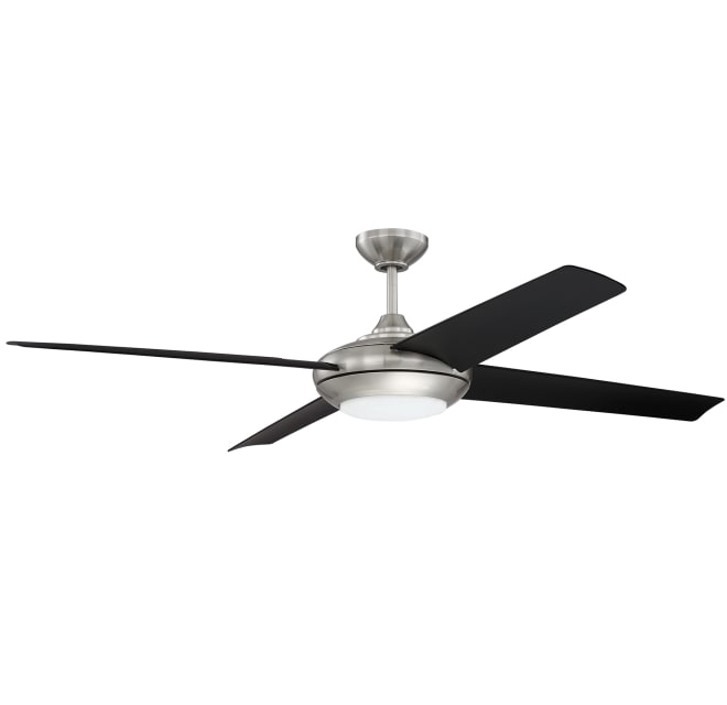 4 Blade Ceiling, 60 Ceiling Fan With Light Kit And Remote Control