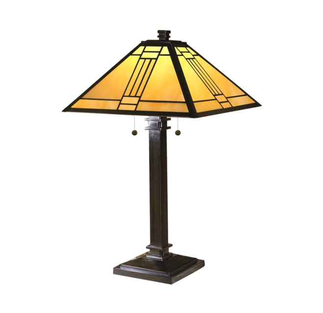 Dale Tt100015 16 X 26 Noir, Mica Table Lamp Mission
