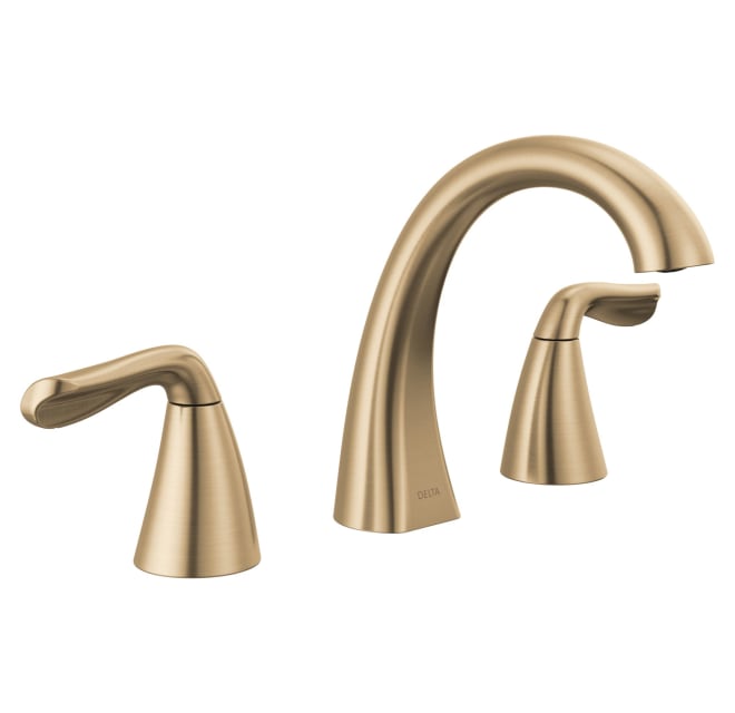 Two Handle Widespread Bathroom Faucet in Stainless 35749LF-SS