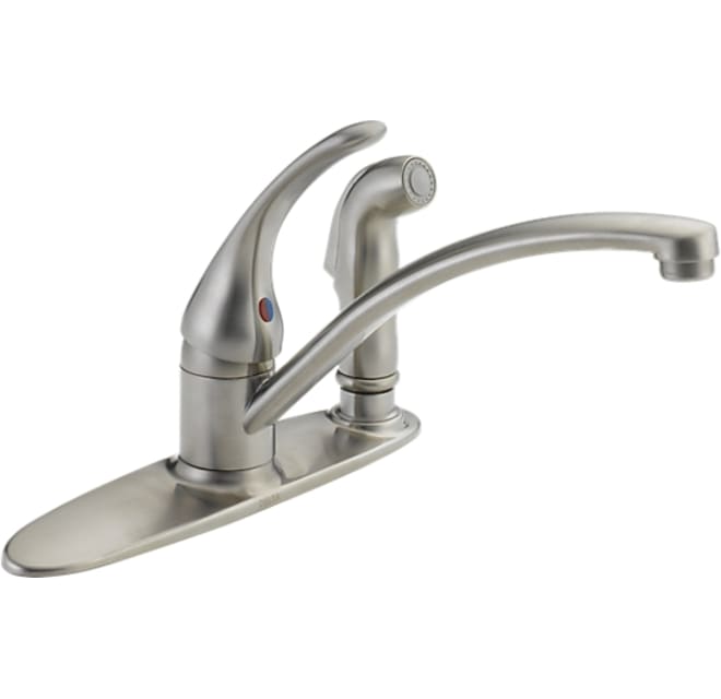 Delta Kitchen Sink Faucet With Side Sprayer - Amazon Com Delta Leland Single Handle Kitchen Sink Faucet With Pull Down Sprayer Shieldspray Technology And Magnetic Docking Spray Head Spotshield Stainless 9178 Sp Dst Everything Else : We did not find results for: