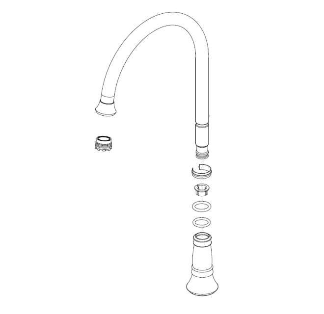 Delta Rp72748ar Cassidy Kitchen Faucet Spout Build Com