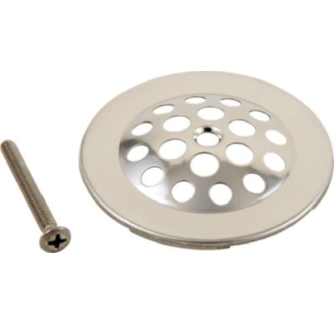 Do it 2 In. Dome Cover Tub Drain Strainer with Brushed Nickel