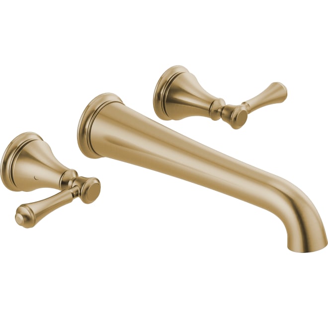 Shop Delta Cassidy Double Handle Wall Mounted Tub Filler from Build.com on Openhaus