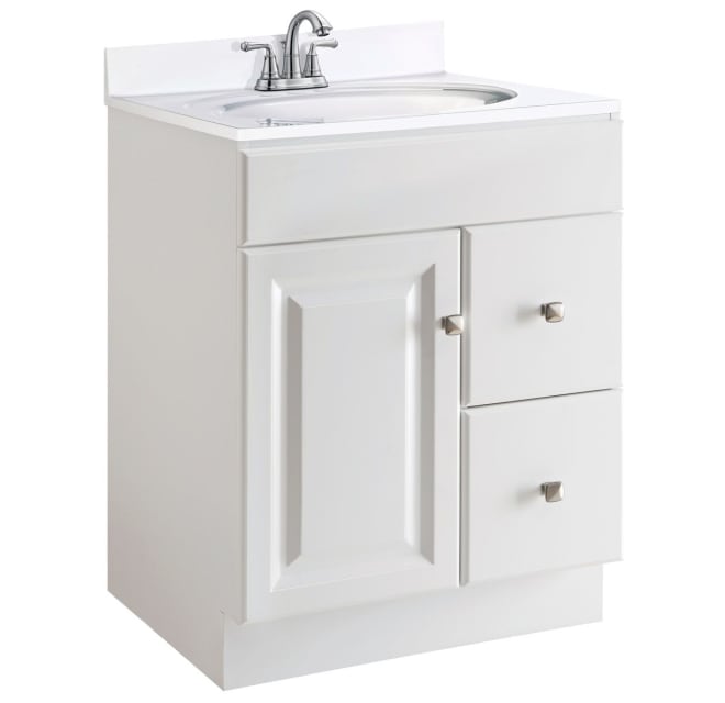 Design House 597195 24 Freestanding Single Build Com - 24 Inch Bathroom Vanity Cabinet Only
