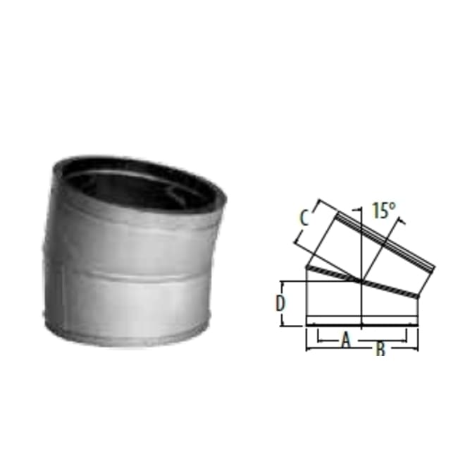 DuraVent 14DT-24 14-inch DuraTech 24-Inch Galvalume Chimney Pipe