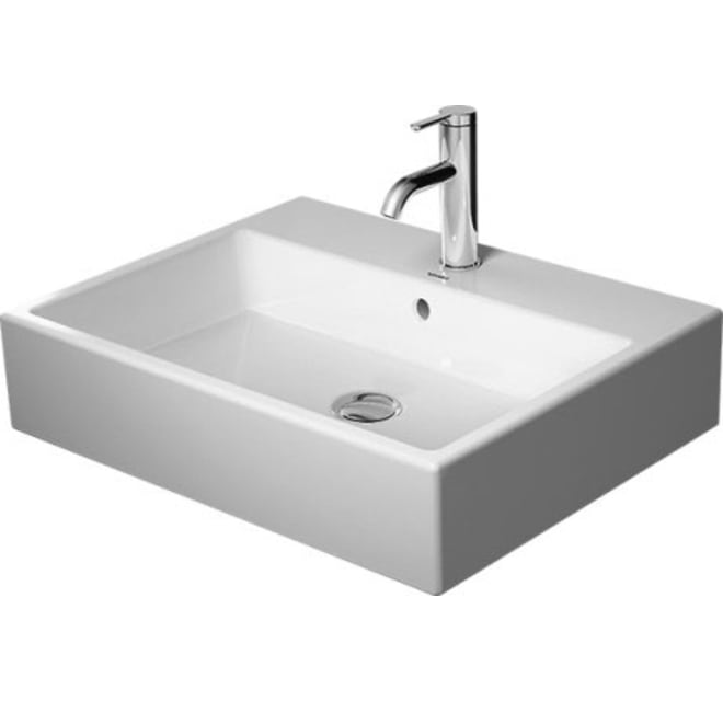 Duravit 2350600027 Vero Air 23 5 8 Ceramic Wall Build Com - Duravit Wall Mount Bathroom Sink