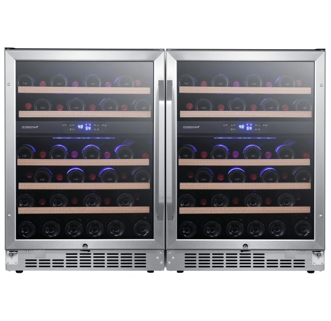 Edgestar Cwr462dzdual 47 Inch Wide 92 Bottle Build Com