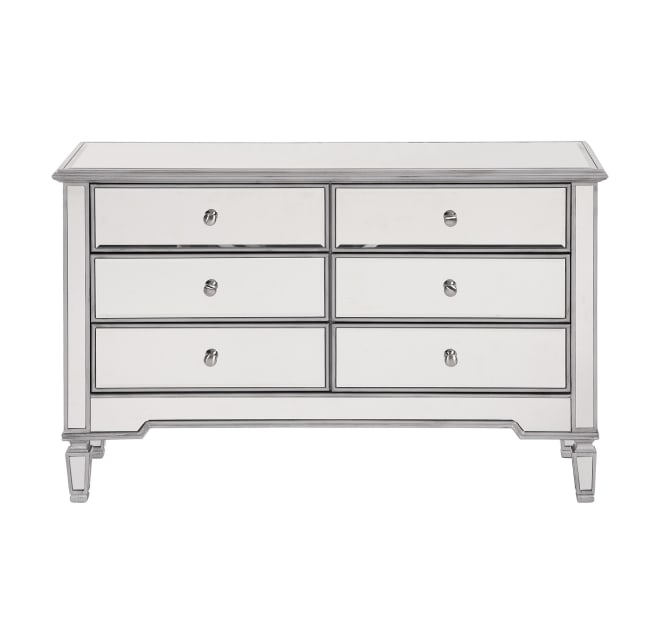 48 inch shop wide white dresser