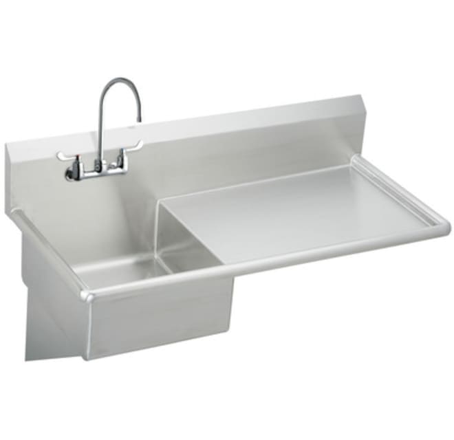 Elkay Ess4924rw4c Stainless Steel 49 1 2 X 24 Build Com - Commercial Wall Hung Stainless Steel Sinks