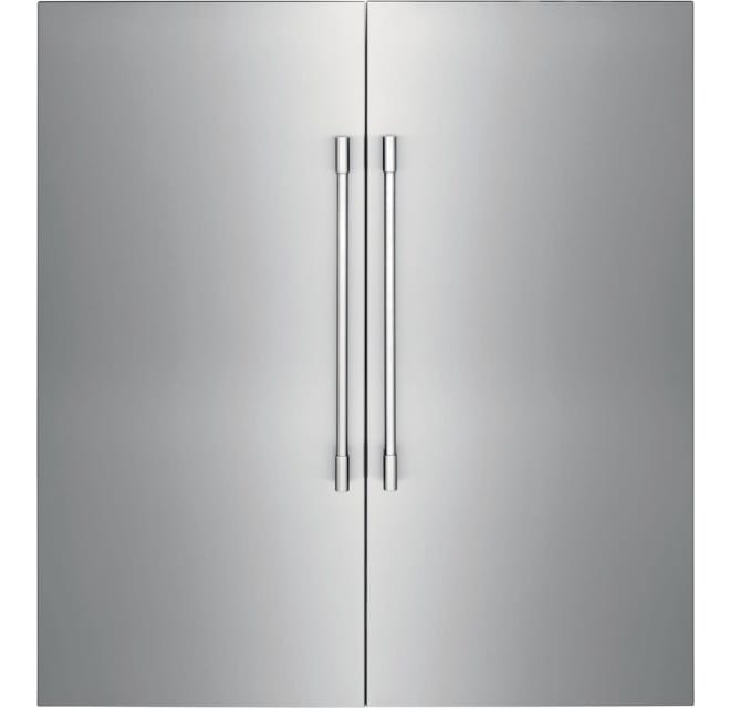 frigidaireusa PROFESSIONAL Stainless Steel Refrigerator Freezer Combo &  Trim FPRU19F8WF FPFU19F8WF TRMKTEZ2LV79