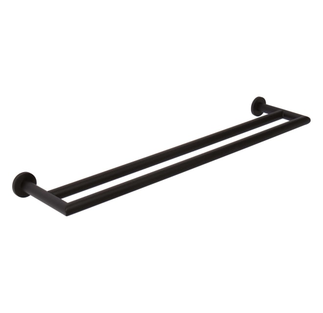Double towel sale bar matte black