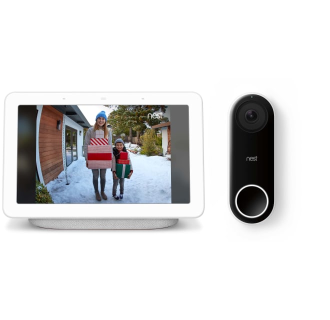 Nest hello clearance echo show