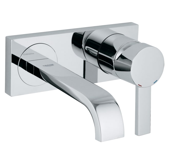 Grohe 1930000a Allure 1 2 Gpm Wall Mounted Build Com - Grohe Wall Mount Faucet Installation