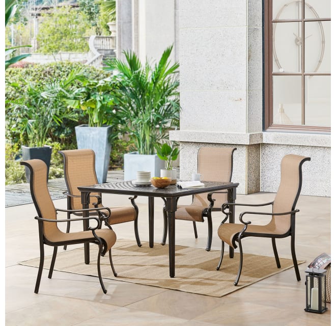 Hanover BRIGDN5PCSQ Brigantine 5 Piece Outdoor Patio Build
