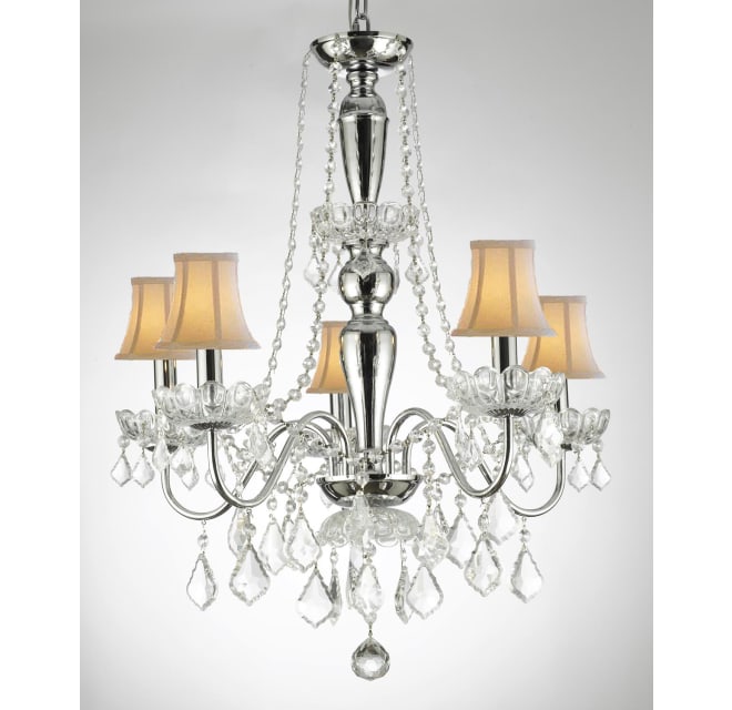 Harrison Lane J2 1131 5 Light 22 1 2 Wide Build Com Harrison Lane J2 1131 5 Light 22 1 2, Harrison Lane Wrought Iron And Crystal White Chandelier