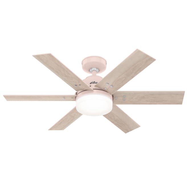 Hunter 51207 Pacer 44 6 Blade Led Ceiling Fan Build Com Pacer 44 6 Blade Led Ceiling Fan, Pink Ceiling Fan