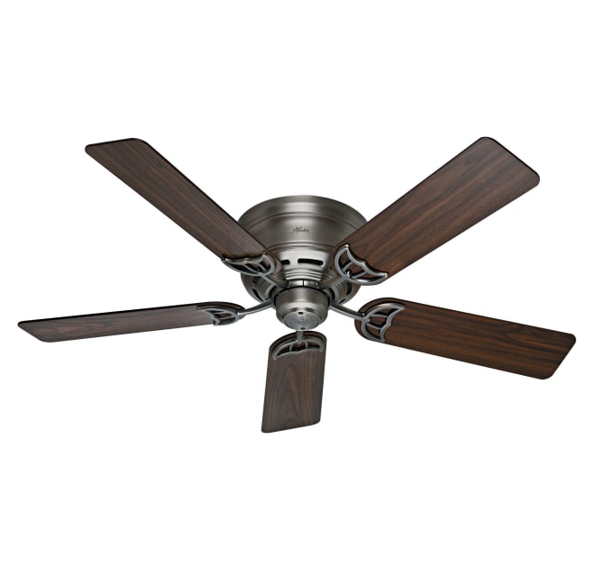 52 Flush Mount Indoor Ceiling Fan, Do Hunter Ceiling Fans Have A Lifetime Warranty