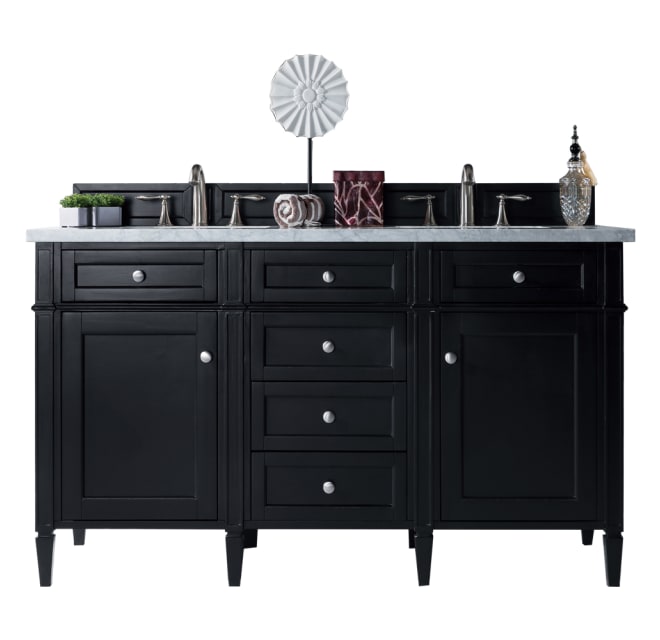 James Martin Vanities 650-V60D-BKO-3CLW Brittany 60" Free | Build.com