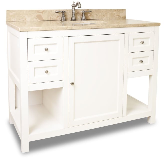 Jeffrey Alexander Van091 48 T Astoria, Bathroom Vanity With Cabinet On Counter