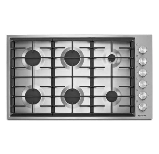 Jenn Air 36 Inch Gas Cooktop With Downdraft Jds1750fs Jennair Euro