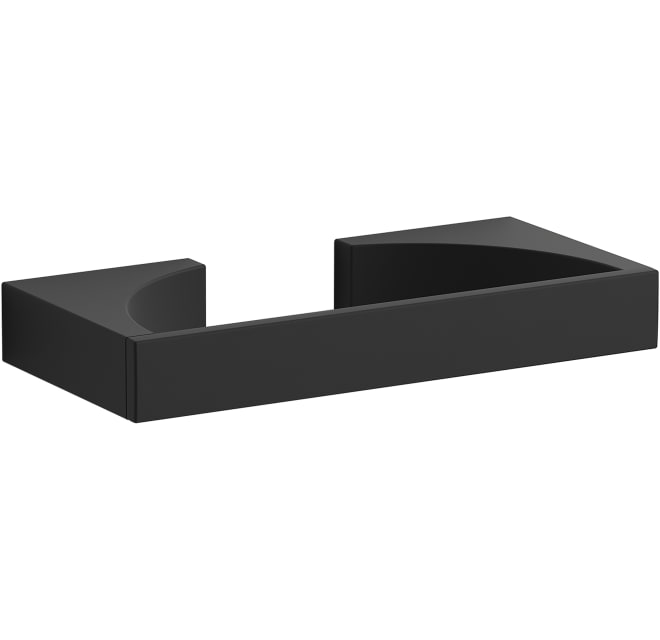 Toilet Tissue Holder in Matte Black