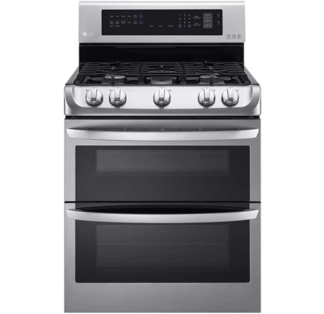 LTGL6937D LG Appliances 6.9 cu. ft. Smart Gas Double Oven Slide-in