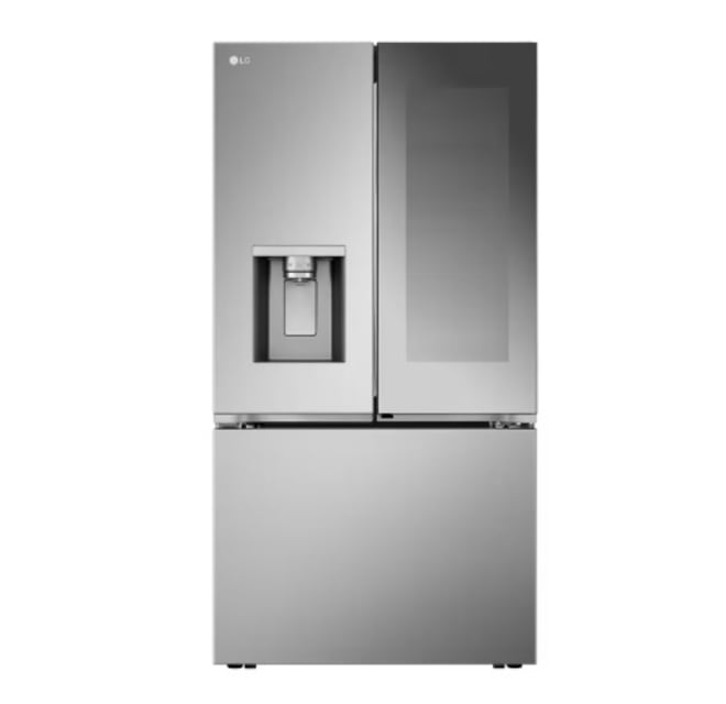 31 cu. ft. Smart Standard-Depth MAX™ French Door Refrigerator with Four  Types of Ice (LRYXS3106S)