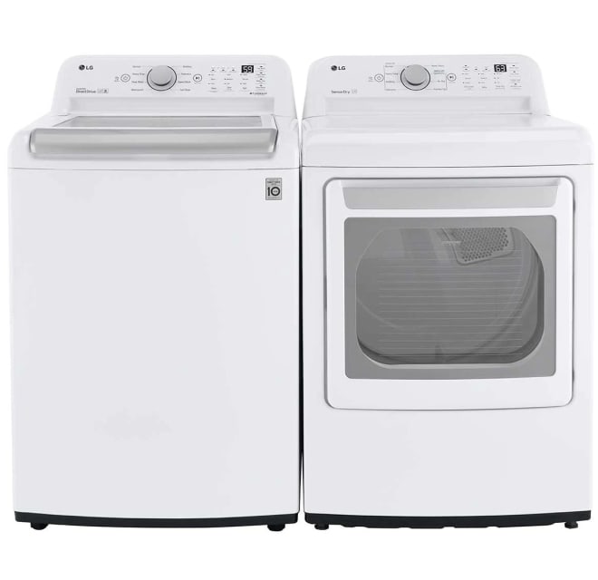 LG WT7155CW DLG7151W 27 Inch Wide 4.8 Cu. Ft. Top Load Build