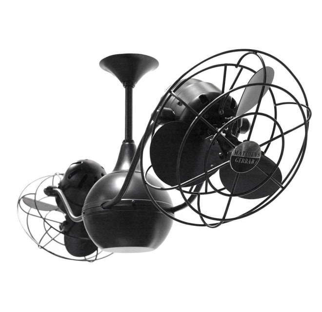 Matthews Fan Company Vb Bk Mtl Vent Bettina 42 Build Com Matthews Fan Company Vb Bk Mtl Vent, Dual Head Ceiling Fan