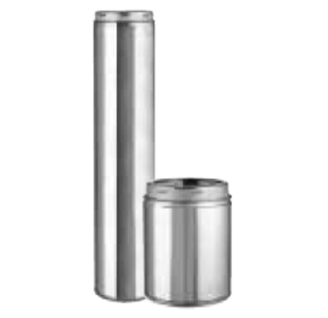 DuraVent 6 x 24 DuraPlus Stainless Steel Chimney Pipe - 6DP-24SS
