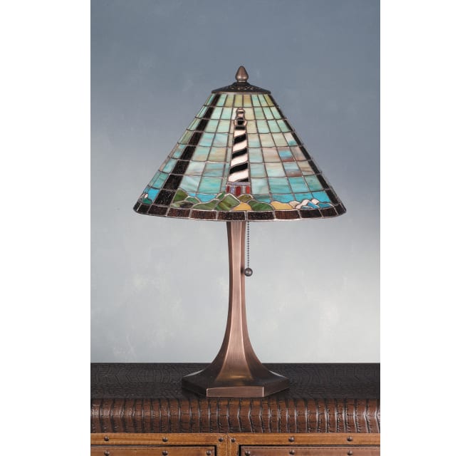 Meyda 69409 21 H Cape Hatteras, Lighthouse Style Table Lamps
