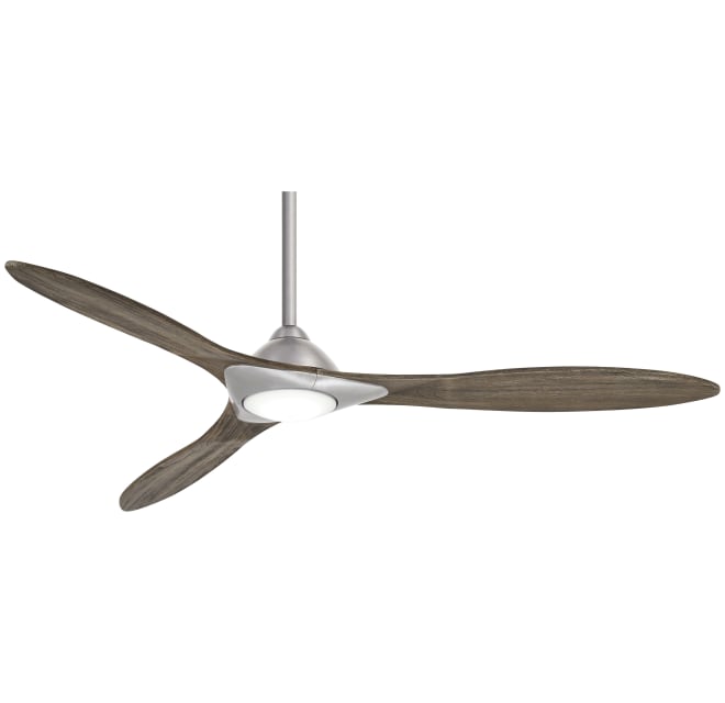Minkaaire F868l Bn Sleek 60 3 Blade, 60 Ceiling Fans With Light And Remote