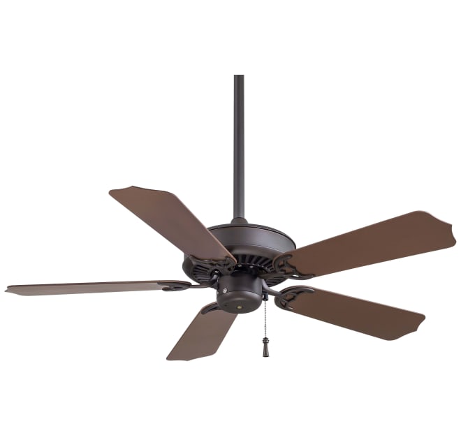 Minkaaire F572 Orb Sun 42 5 Blade, 42 Outdoor Ceiling Fan With Light