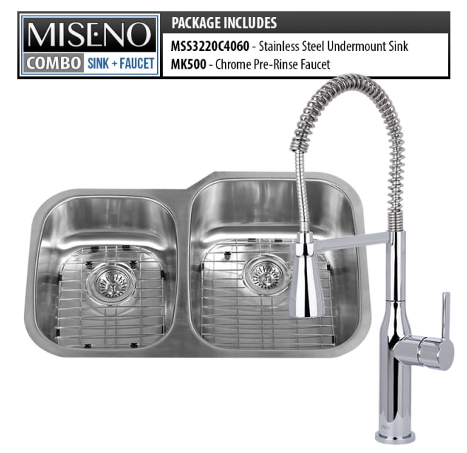 Kitchen sink faucet combos