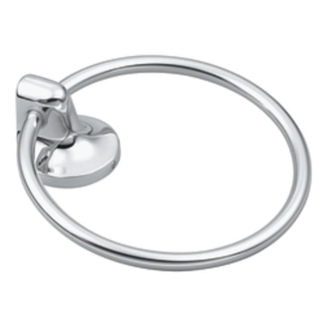 Moen BP5886CH Towel Ring from the Aspen Collection