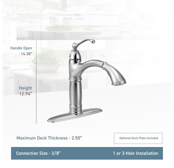 Moen 7295ORB Brantford Pull-Out Spray Kitchen | Build.com