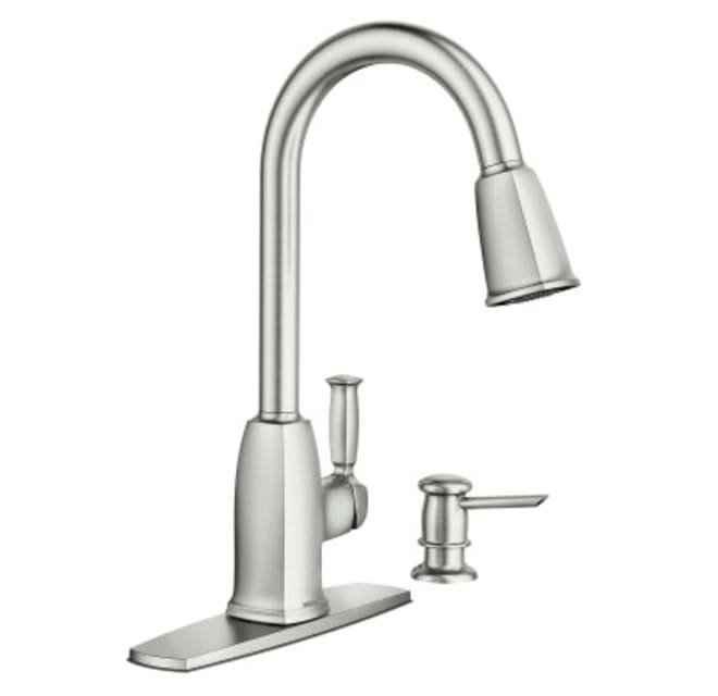 Moen 87022SRS Wellsley Pull-Down Spray Kitchen | Build.com