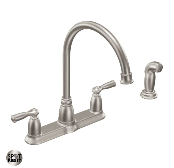 Moen Ca87000srs Banbury High Arc Kitchen Faucet Build Com
