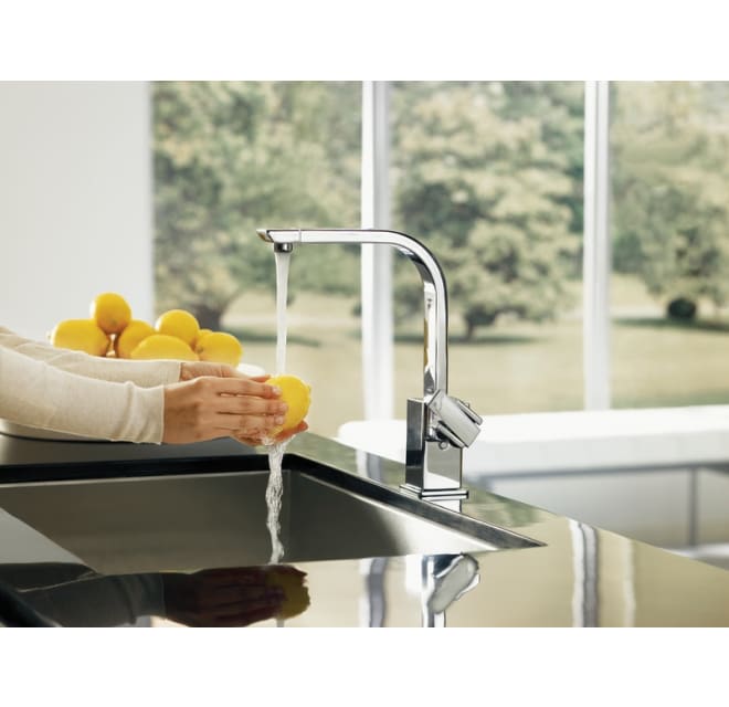 Moen S7170 90 Degree High-Arc Kitchen Faucet | Build.com