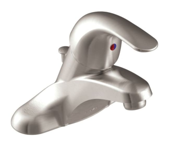 Moen Wsl84502srn Adler 1 2 Gpm Centerset Build Com - How To Install A Moen Adler Bathroom Faucet