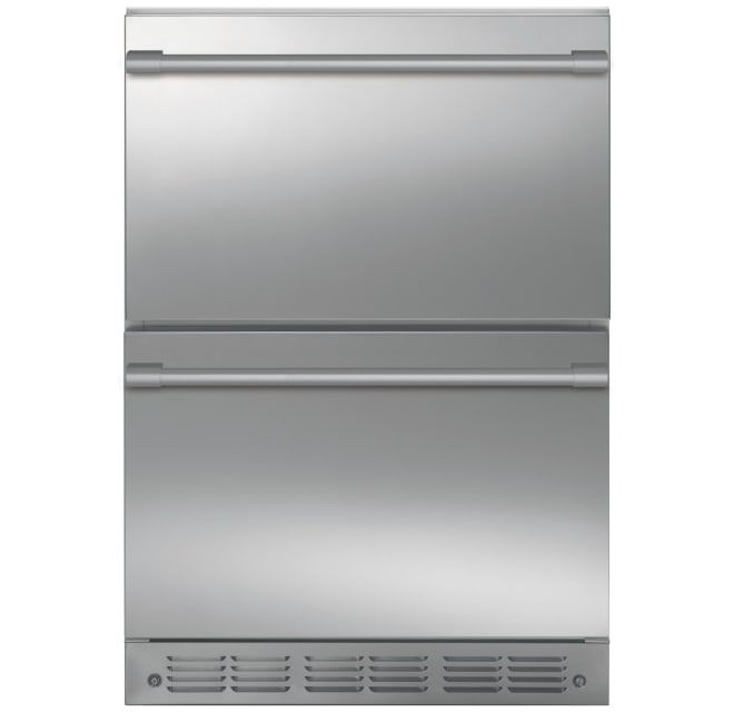 KitchenAid - KUDF204KSB - 24 Stainless Steel Undercounter Double-Drawer  Refrigerator/Freezer-KUDF204KSB