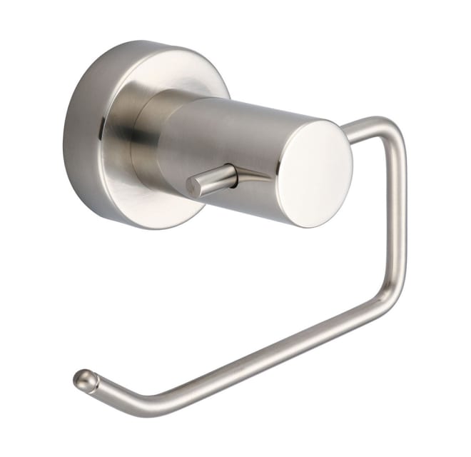 Toilet Paper Holder Brushed Nickel Metal Bathroom Flexible