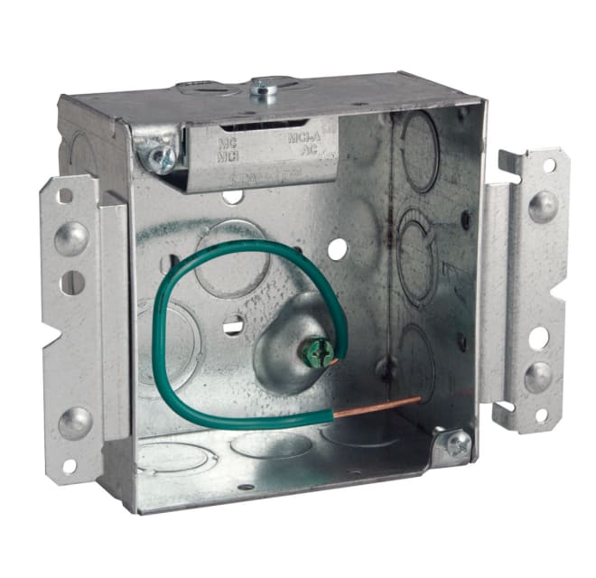 Raco 232MS 4" Wide Square Welded Box with 11 Knockouts and | Build.com