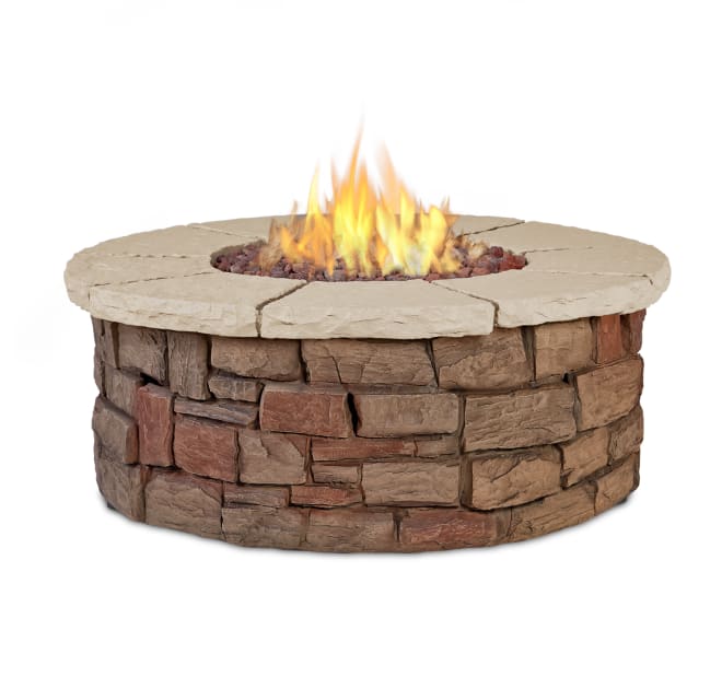 Real Flame C11810lp Sedona 43 Inch, Fire Pit Btu Recommendation